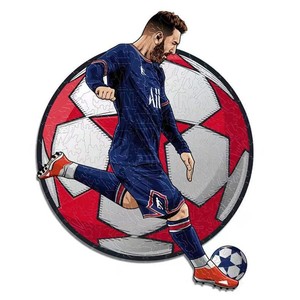 Personnalisation de motifs personnalisés Casse-tête 3D en bois pour enfants Casse-tête de <span class=keywords><strong>basket</strong></span>-ball en bois Casse-tête irrégulier Personnalisation - Product Image 2