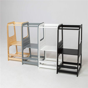 Wooden Children's Learning Tower Foldable <b>Kitchen</b> <b>Stool</b> Baby Footrest Foldable Study Desk Japan - Product Image 1