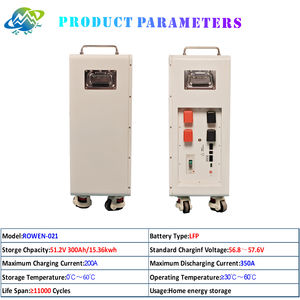 RWT Lifepo4 3,2 V 50ah 105ah 120ah 130ah 135ah 150ah 160ah 180ah 100ah Lifepo4 Célula de batería de iones de litio 51,2 V 300Ah - Product Image 4
