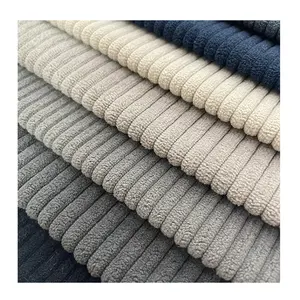 Microfiber Textiel Corduroy Stof Fabrikanten Sofa Stof Voor Nieuwe Mode Comfortabele Elastantie Stretch Corduroy Stof Wale