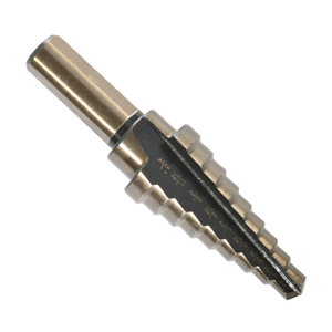 5-mảnh chống trượt màu Đen-Vàng lớp phủ carbide bước khoan <span class=keywords><strong>bit</strong></span> thiết lập ngành công nghiệp tiêu chuẩn tấm kim loại ống dẫn knockout - Product Image 4
