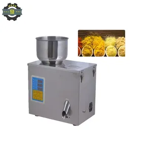 Máquina dosificadora de polvos secos Jiahe Electric de 200g, máquina de llenado de pesaje de granos de café con partículas de plástico pequeñas, alimentos y bebidas