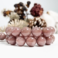 En gros Naturel UN Grade Violet Quartzite Perles pour la Fabrication De Bijoux Rond Violet Quartzite Pierres Précieuses Perles