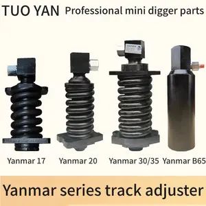Top Quality Yanmar Vio17 Track Adjuster YM20 Tension Cylinder Excavator Undercarriage Parts Yanmar B65 Spring Assembly