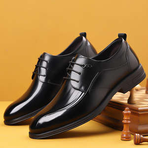 Nouvelles chaussures en cuir pour hommes de style britannique 2025 - Chaussures de mariage et décontractées noires d'automne - Product Image 4