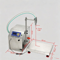 Machine de remplissage automatique de liquides à haut débit, plage de remplissage 50g~100kg, pour eau, crème, pâte, plastique