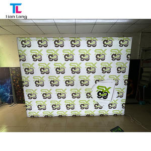 Marco de aluminio de alta calidad personalizado portátil plegable LED retroiluminado Feria Comercial stand Expo feria Pop Up Display - Product Image 3