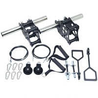 Ensemble de glisseurs métalliques pour machine Smith, accessoire de poulie de câble réglable pour rack de fitness commercial