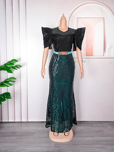 Abito da sera con paillettes <span class=keywords><strong>per</strong></span> <span class=keywords><strong>Capodanno</strong></span> 2024, stile europeo e americano, <span class=keywords><strong>per</strong></span> feste di Natale, taglie forti da <span class=keywords><strong>donna</strong></span> africana - Product Image 6