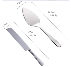 DFK1109 Herramientas para Pasteles, Cuchillo para Pastel de Acero Inoxidable para Bodas, Pala para Pastel, Espátula Metálica para Cortar - Product Image 1