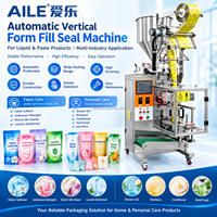Machine de remplissage et de scellage verticale automatique pour sachets de lessive, poudre et granulés