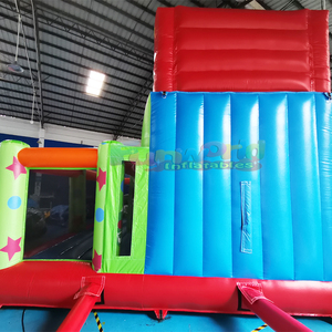 Mega circo inflable, parque de juegos inflable, castillo inflable con tobogán, hupfburg, zona de juegos múltiple, circo con tobogán - Product Image 6