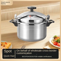 Casserole à pression en aluminium pour la maison, spéciale pour cuisinière à gaz multifonctionnelle anti-explosion