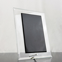 Gravure personnalisée en cristal noir Certificat Plaque Awards Certificat MH-NJ0913