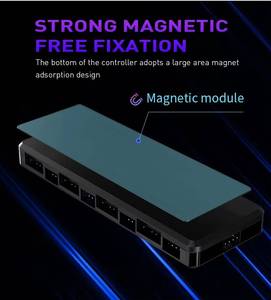 Professionale fabbrica ARGB 2-in-1 controller in stock pwm PWM controllo della temperatura hub ARGB sincronizzazione luce divina - Product Image 3