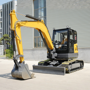 Gratis Verzending Euro 5 Motor 6.5 <span class=keywords><strong>Ton</strong></span> Graver Landscaping Rubber Track Bagger Bouw Bouw Hydraulische Diesel Graafmachine - Product Image 2