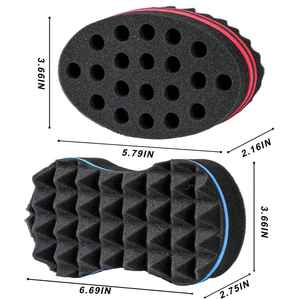 Éponge magique pour boucler les cheveux, brosse à ondulations double face pour hommes noirs – Offre spéciale - Product Image 4