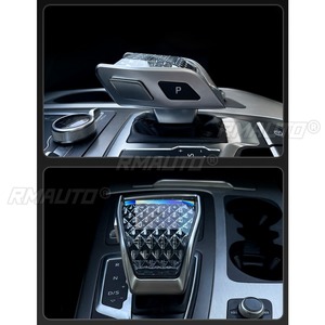 แผ่นตกแต่งเกียร์คริสตัลสำหรับ Audi A4 A5 A6L Q5L Q6 Q7 ชิ้นส่วนตกแต่งเกียร์ - Product Image 4