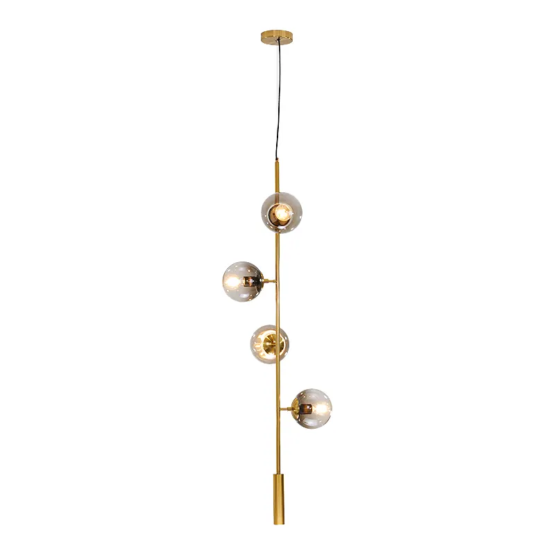 Modern Modo chandelier Pendant Lighting Mid-Century Glass Globes Sputnik Pendant Lamp long LED Hanging light for living room