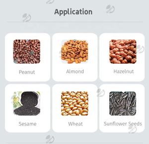 Fabricant électrique de graines de tournesol séchées au gaz soja noisette arachide noix de cajou torréfacteur four à tambour rotatif machine à torréfier les noix - Product Image 4