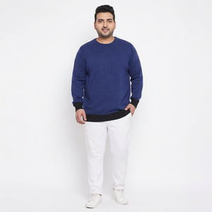 Sweat-shirt à logo personnalisé, sweat-shirt à col rond de haute qualité pour homme, sweat-shirt à manches longues de haute qualité, sweat-shirt à enfiler sans capuche - Product Image 1