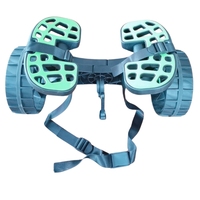 Chariot de transport en plastique de haute qualité pour pédalos, kayaks et canoës, avec roues pour sable et plage, accessoires pour sports nautiques