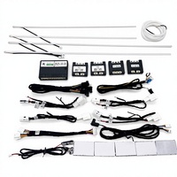 Éclairage d'ambiance intérieur de voiture premium amélioré 64 couleurs 12V 10W pour Mercedes-Benz CLS W218 ancienne génération 2012-2019 Plug and Play