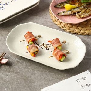 12 Inch Japanese Style Fish <b>Plate</b> Underglaze Color <b>Ceramic</b> <b>Plate</b> Hotel Restaurant Home Tableware - Product Image 4