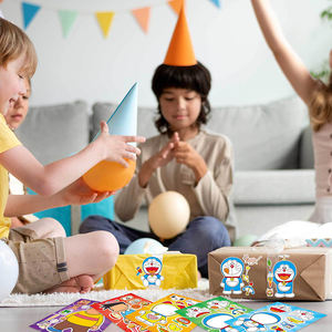 Nouveaux autocollants éducatifs de dessin animé mignons <span class=keywords><strong>Dora</strong></span> Nobita à faire soi-même, jouets de décoration pour la chambre, autocollants pour tasses, puzzles pour enfants - Product Image 6