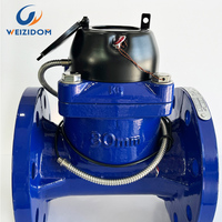 Medidor de Agua Mecánico Weizidom OEM IP68 para Riego, Conexión con Brida DN200, Caudal de 25-400m3/h, Salida de Pulso