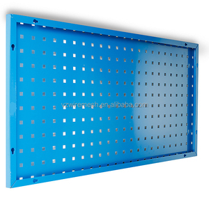 RGB-klaar kalmerend oceaanblauw 500x350x1,0mm Pegboard wandorganizer van gepoedercoat staal voor woonkamer, kledingkast, kinderkamer, badkamer - Product Image 4