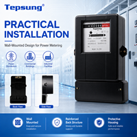 Tepsung DT862 Meter Listrik Tiga Fasa Empat Kawat Bahan Bakelite Kelas Akurasi 2 Tampilan Analog 60/125A 50/60Hz