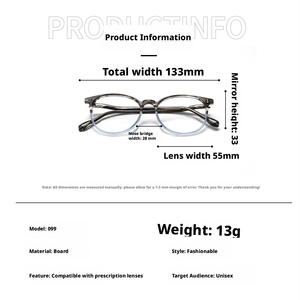 Women Round Full Rim <b>Eyeglasses</b> Solid Color Anti-Uv Lightweight Vision Correction <b>Frames</b> for Adults Oval Face Shape - Product Image 2