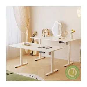 Mesa elétrica para computador, suporte escolar, mesa para escrever, fornecedor de móveis infantis, pernas, mesas ajustáveis em altura para negócios