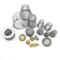 Disesuaikan 304 316 kawat baja tahan karat Filter layar Mesh bulat tutup saringan keranjang mangkuk