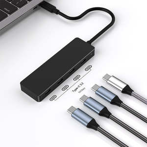 멀티 포트 4 in 1 USB 3.2 10Gbps 공장 맞춤형 도킹 스테이션 유형 C 3.2 게임 컴퓨터 노트북 C 유형 USB 허브에 적합 - Product Image 1