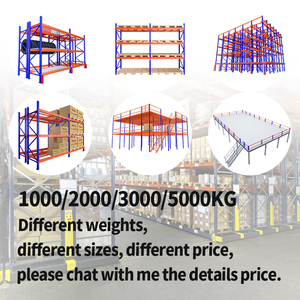 رفوف مستودع ، رفوف السوبر ماركت الثقيلة الصناعية رفوف مستودع أسود - Product Image 2