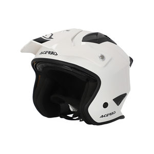 Casco Jet Aria Acerbis Bianco per Moto - Product Image 1