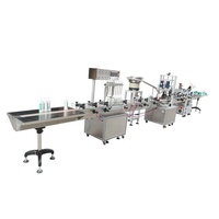 FillinMachine liquide remplissage bouchage vis couvercle aluminium feuille d'étanchéité autocollant étiquette codage machine de remplissage ligne de production
