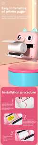 Printer termal, mainan kamera Video olahraga foto HD kamera instan untuk anak-anak dapat mencetak foto - Product Image 6