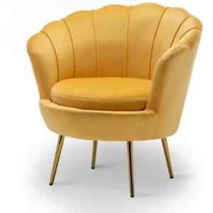 Luxury Modern Live Sofa Room Furniture <b>Single</b> Sofa <b>Chair</b> Design Nordic Gold Legs Velvet <b>Chair</b> Sofa for Shop - Product Image 6