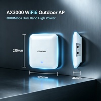 COMFAST CF-E393AX OEM WiFi6 3000Mbps Point d'accès Plafond POE Routeur Mesh Intérieur pour Hôtels et Supermarchés En Stock