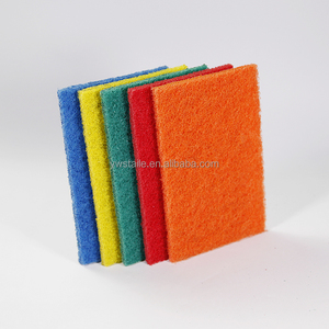 Bền vững Polyester đầy màu sắc làm sạch cọ rửa pad cho nhà bếp nhiệm vụ ánh sáng - Product Image 4