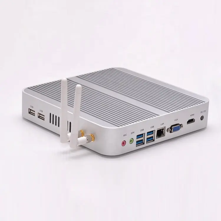 ファンレスミニPCデスクトップコンピューターBroadwellNUC Core i3 5005U MiniPC i5 5250U Win7/8/10ミニPCベアボーンi5 4200uIPC