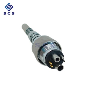 Instrumento Quirúrgico Clínico Manual de <span class=keywords><strong>6</strong></span> Orificios con Fibra Óptica, Pieza de Mano Dental Médica con LED y Acoplamiento Rápido - Product Image 1