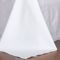 Parure de draps de luxe en coton 100% blanc de haute qualité, taille personnalisable, pour hôtel, pour housse de couette, taille Queen