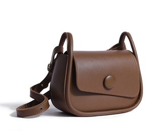 Two Tone Small <b>Square</b> Shoulder Bag PU Crossbody Purse Flap Handbag for Daily Use - Product Image 3