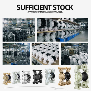 Customizable 1 Inch Metal PP Compressed Air Diaphragm <strong>Pumps</strong> 8.4 <strong>Bar</strong> Pressure 25mm Outlet Sea Water Pneumatic Printing Ink OEM - Product Image 4