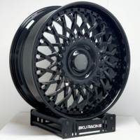 Jantes forgées Bku 2 pièces 5x120 pour Range Rover Sport Vogue L405 L460 Defender 90 110 personnalisées 20 21 22 pouces noir brillant