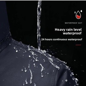 Traje Impermeable Completo – Conjunto de Chaqueta y Pantalones Impermeables para Bicicleta Eléctrica, Motocicleta, Reparto a Domicilio – Reflectante - Product Image 3